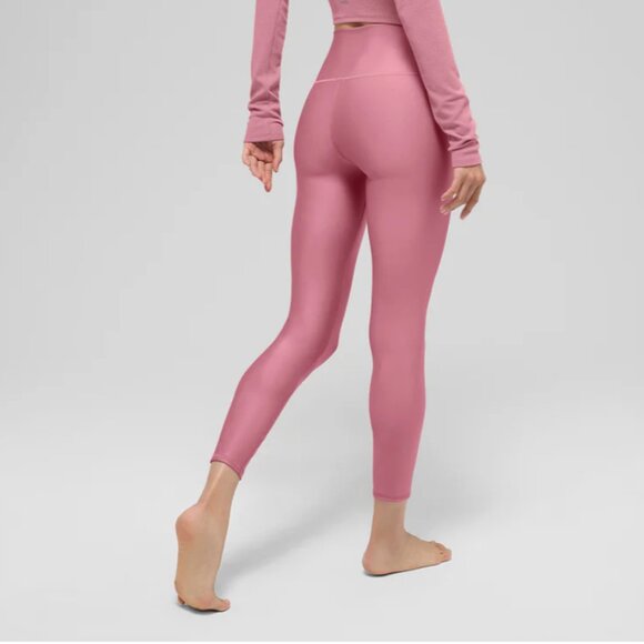 Alo 7/8 High-Waist Airlift Legging Pink Wildrose Women's XXS NWOT - Picture 1 of 6